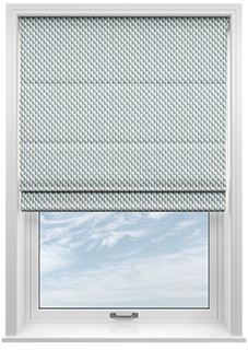 Jaipur, Chambray - Twist&Fit Roman Blind